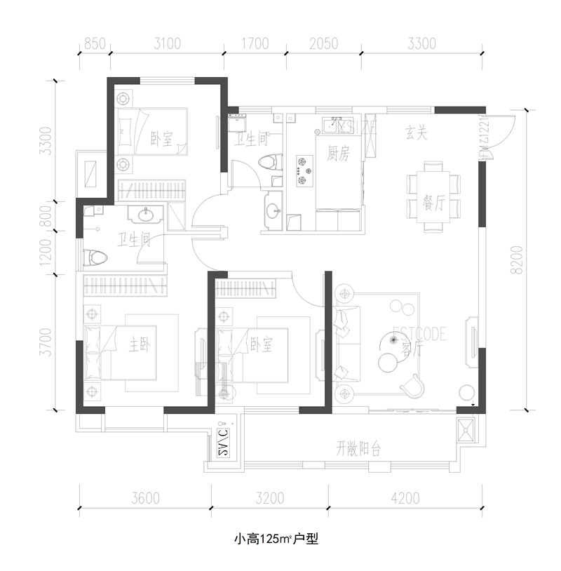 泰鑫·東望府戶型圖