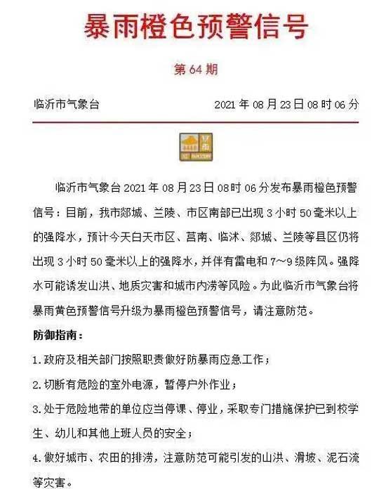 預警升級！臨沂又遇強降雨，公交路線臨時變化！