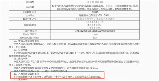 3月的最后一天河東新成交兩地塊，總成交金額3.91億